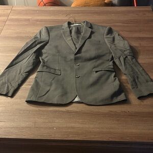 Men's Classic Gray Two-Button Blazer